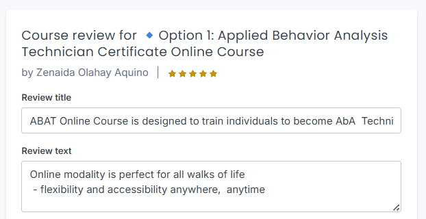 Client review