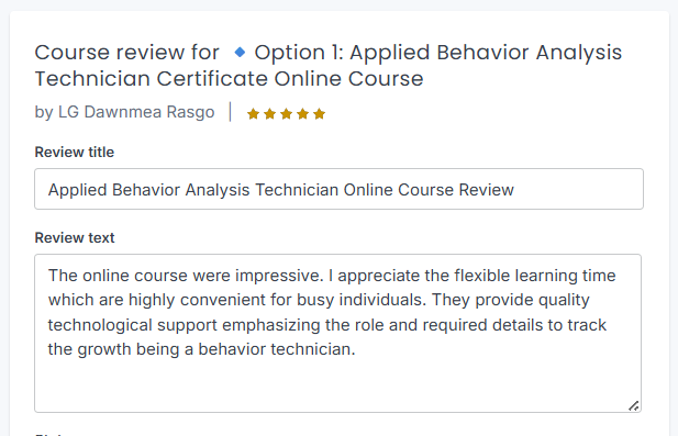 Client review